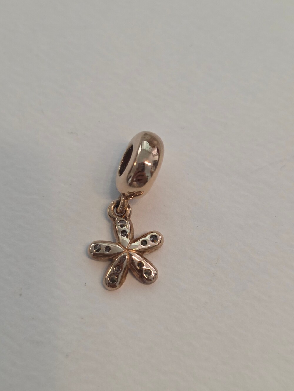 Pandora Rose ™ Dazzling Daisy Dangle Charm with Clear Zirconia Retired - Picture 4 of 5